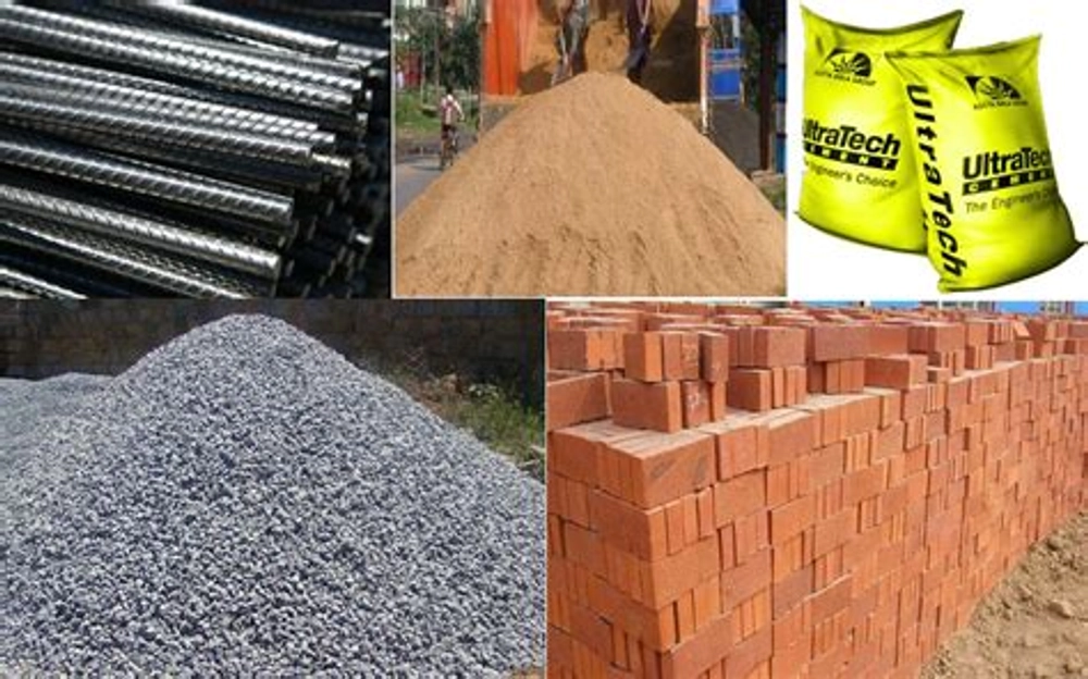 Construction Materials - Cement, TMT Bars, and Sand in Kanpur